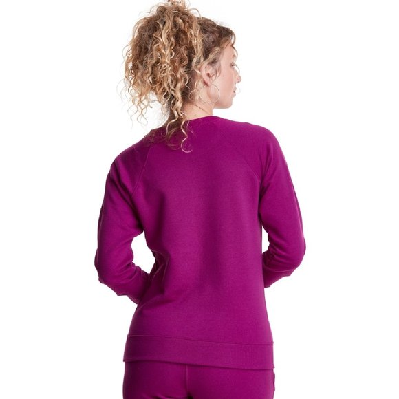 new Champion PowerBlend Women's Crew Neck Pullover VENTURE PINK color Sz MEDIUM - Picture 2 of 8